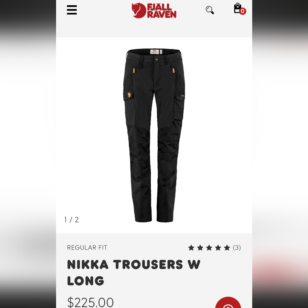 Fjallraven Nikka Trousers, women's